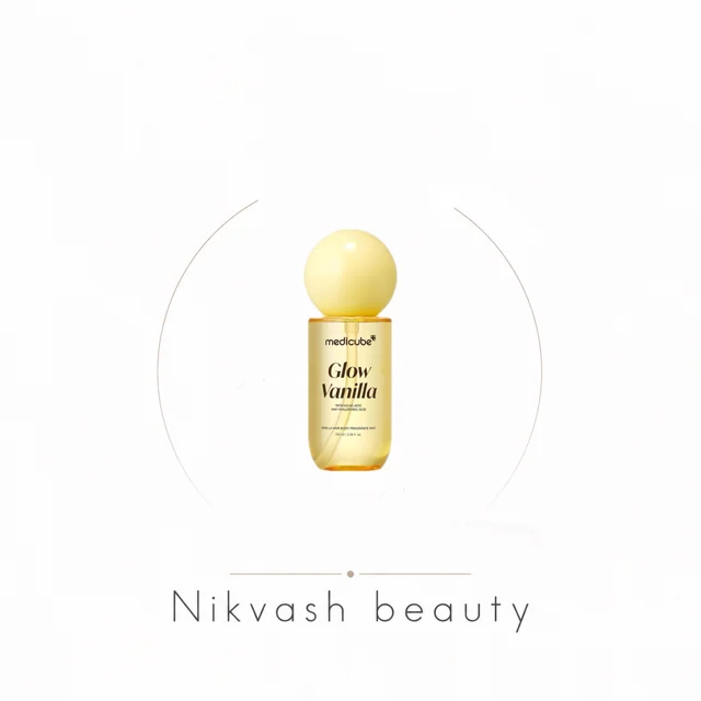 میست معطر مو و بدن مدی کیوب Glow vanilla 100 ml